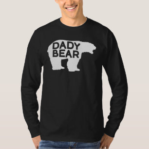 Camiseta Pai Bear Cubs Família Padre Crianças Gêmeos Animal
