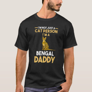 Camiseta Pai Bengal Dono de Gato Masculino