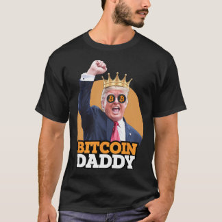 Camiseta Pai Bítalo Trump Crypto King Money Evoluti