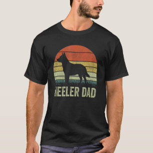 Camiseta Pai Blue Heeler Para Homens Pai Cachorro de Gado A