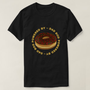 Camiseta Pai Bod Alimentado Pelo Rosquinha