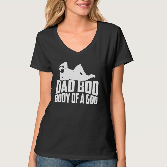 Camiseta Pai Bod Pai Figura Dia de os pais 3 (Frente)
