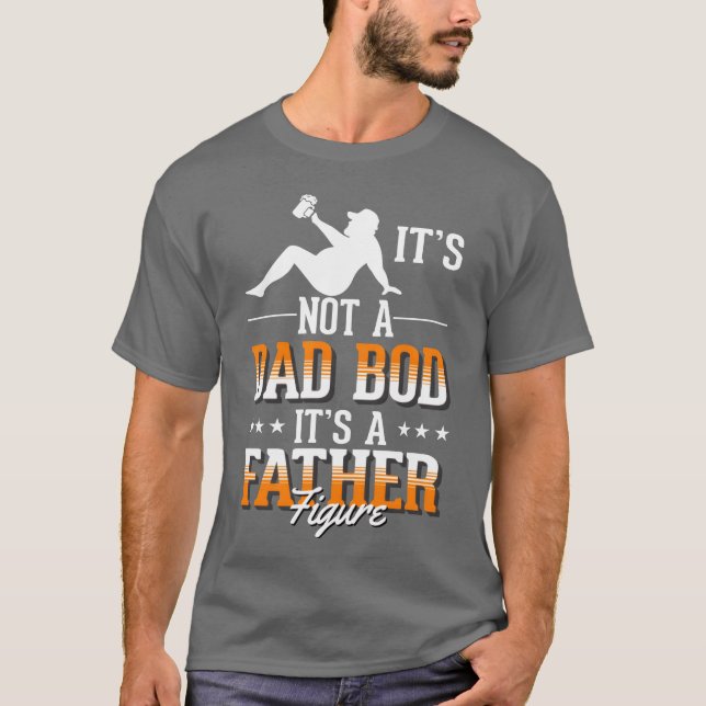 Camiseta Pai Bod Sarcastic Padre Vintage (Frente)