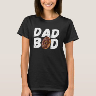 Camiseta Pai Bod Tshirt Rosquinha Engraçada Pai Gym Tee