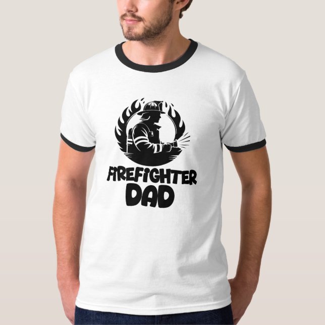 Camiseta Pai Bombeiro, Dia dos Pais (Frente)