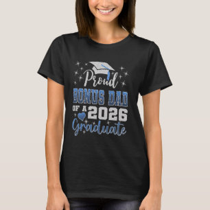 Camiseta Pai Bonificado Super Orgulhoso de Graduado de 2026