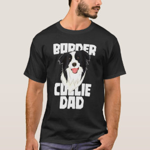 Camiseta Pai Border Collie Dia dos Pais Border Collie 1