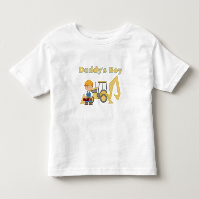 Camiseta Pai Boy Backhoe (Frente)
