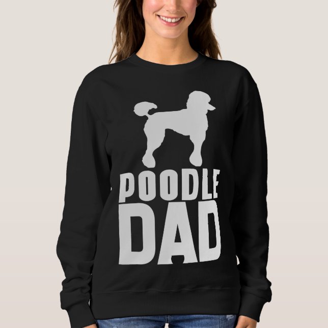 Camiseta Pai Branco Poodle (Frente)