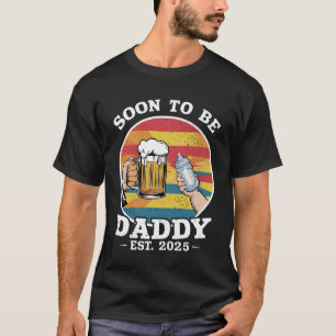 Camiseta Pai Breve 2025 Primeiro Pai 2025 Retro