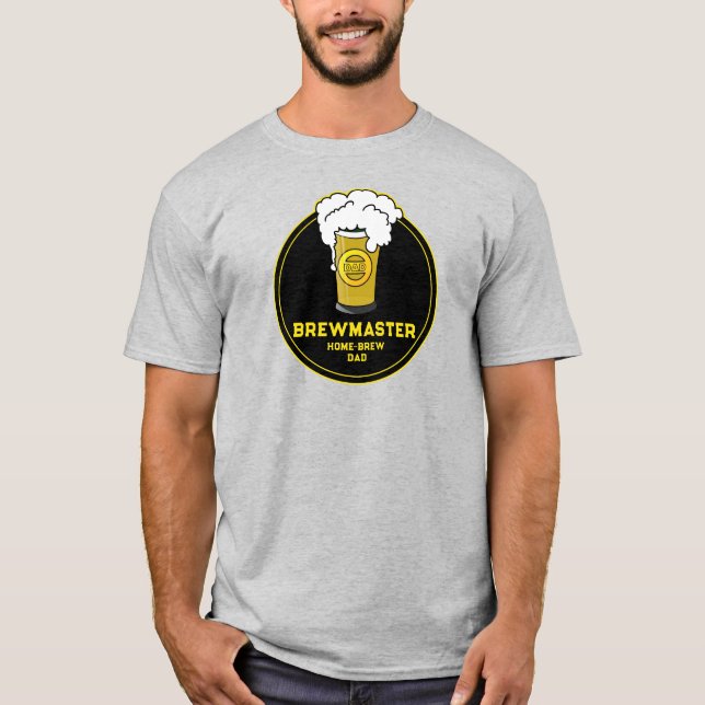 Camiseta Pai Brewmaster Beer home-brew (Frente)