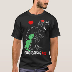 Camiseta Pai Brothersaurus Rex Autismo Sensibilização Pai O
