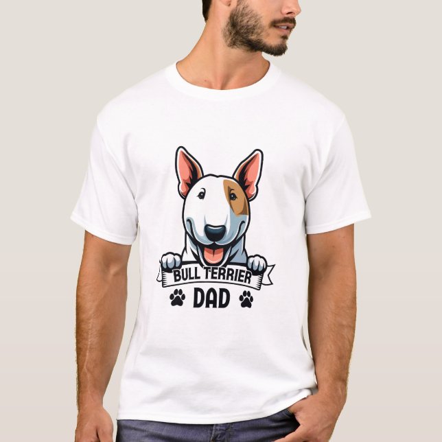 Camiseta Pai Bull Terrier (Frente)