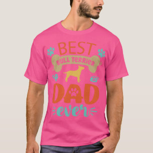 Camiseta Pai Bull Terrier Dog