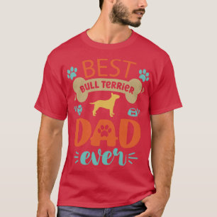 Camiseta Pai Bull Terrier Dog