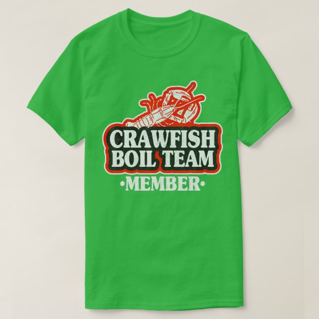 Camiseta Pai C de Crayfish Colega da Equipe de Arranque (Frente do Design)