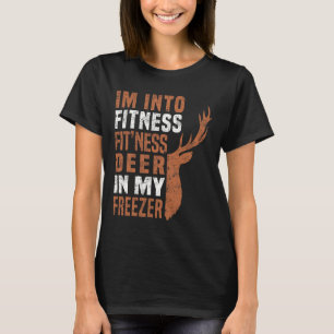 Camiseta Pai Caçador Engraçado Estou em Forma Geladeira de
