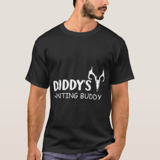 Camiseta Pai caçando uma garota engraçada do Buddy Toddler 