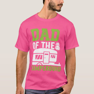 Camiseta Pai Campista Amante de Acampamento Fogueira Divert