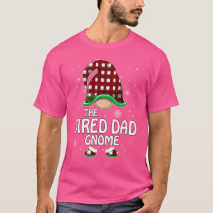 Camiseta Pai Cansado Gnome Buffalo Red Xadrez Correspondent