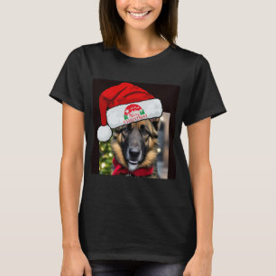Camiseta Pai-cão, papais noeis-cão, Natal