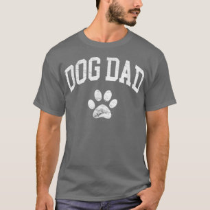 Camiseta Pai Cão Vintage Design Engraçado Cachorro Cachorro