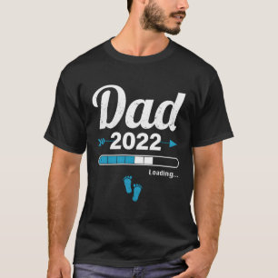Camiseta Pai Carregando 2022 Pai Gravidez Nascimento Pai Be