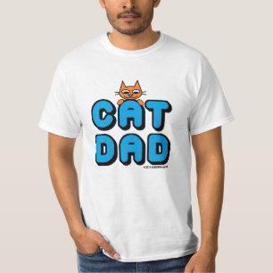 Camiseta "PAI CAT", Gatinho de Peeking
