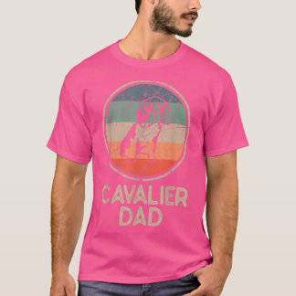 Camiseta Pai Cavallier Dog Vintage Cavalier