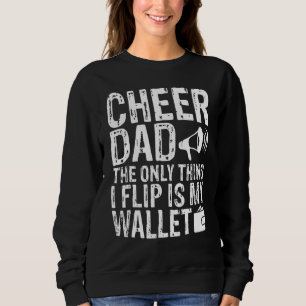 Camiseta Pai Cheer A Única Coisa Que Sacudir É Minha Cartei