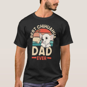 Camiseta Pai Chihuahua, dono de Cachorro, Puppy Paw