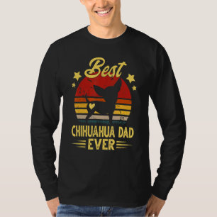 Camiseta Pai Chihuahua Vintage Chihuahua Proprietário do Ca