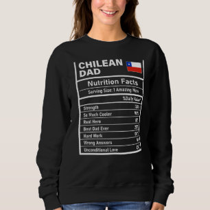 Camiseta Pai chileno Fatos Nutrição Dia de os pais Nati