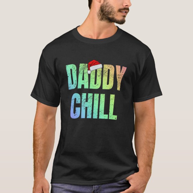 Camiseta Pai Chill Funny Viral Tik Tendência (Frente)