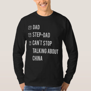 Camiseta Pai chinês China Nascer Papa Dia de os pais Desi