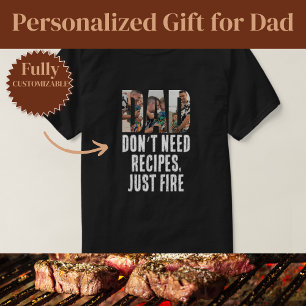 Camiseta Pai Churrasco Divertido Sem Receitas