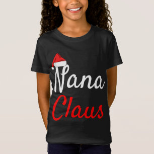 Camiseta Pai Claus Baby Claus Mama Claus Pjs Natal Na