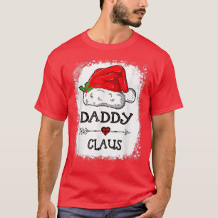 Camiseta Pai Claus Christmas Light Pajama Family Matching