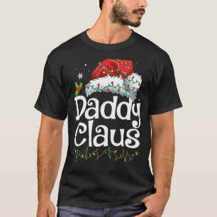 Camiseta Pai Claus Família Natal Correspondendo Pijama Xmas