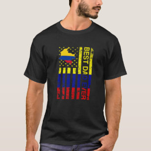Camiseta Pai Colombiano Dia de os pais Americano