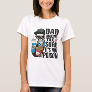 Camiseta Pai com certeza que não é veneno de pais engraçado