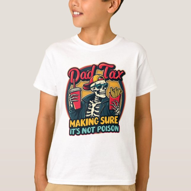 Camiseta Pai com certeza que não é veneno Engraçado pelo pa (Frente)