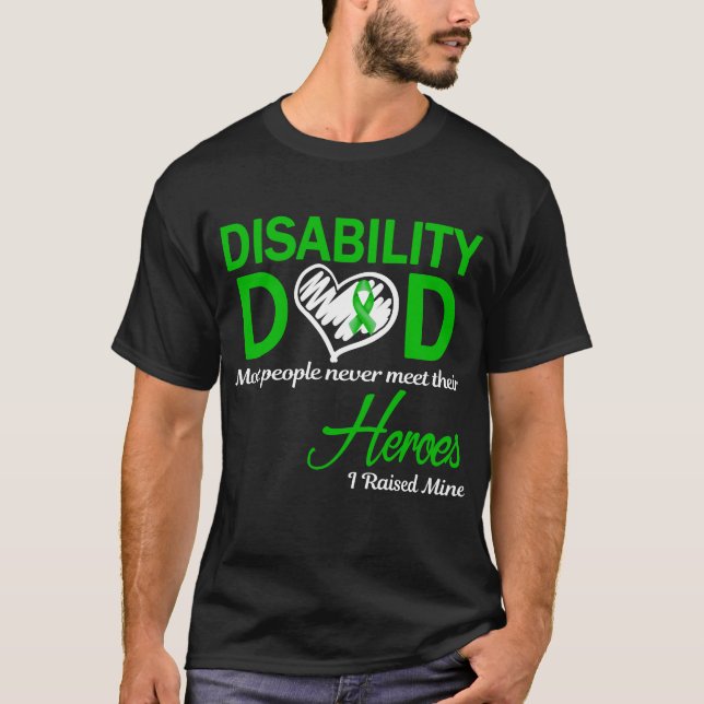 Camiseta Pai com Deficiência Eu Criei o Meu (Frente)
