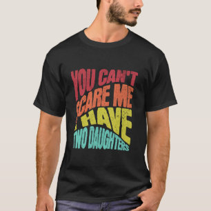 Camiseta Pai com duas filhas me dá prazer