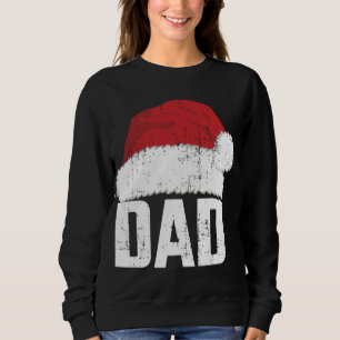 Camiseta Pai com o santa claus que corresponde ao natal fam