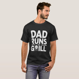 Camiseta Pai Comanda a Churrasqueira Ousado BBQ