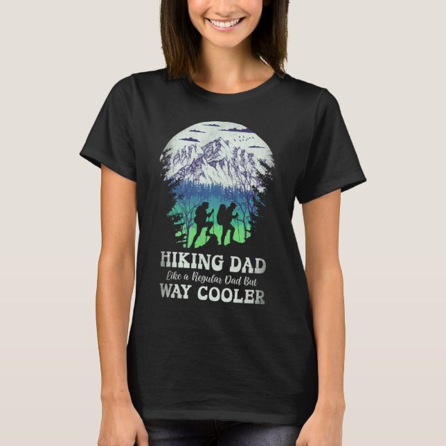 Camiseta Pai Como Acampamento Regular Mas Muito Mais Fresco (Frente)