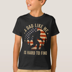 Camiseta Pai Como Eu É Difícil De Encontrar Bandeira Bigfoo