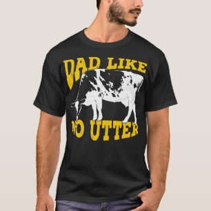 Camiseta Pai Como Sem Presente De Fazendeiro De Vaca Que Se