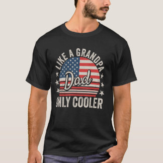 Camiseta Pai como um vovô só Pai engraçado vovô U